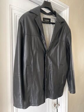Reza Duro Italian Leather Men’s Jacket, XL